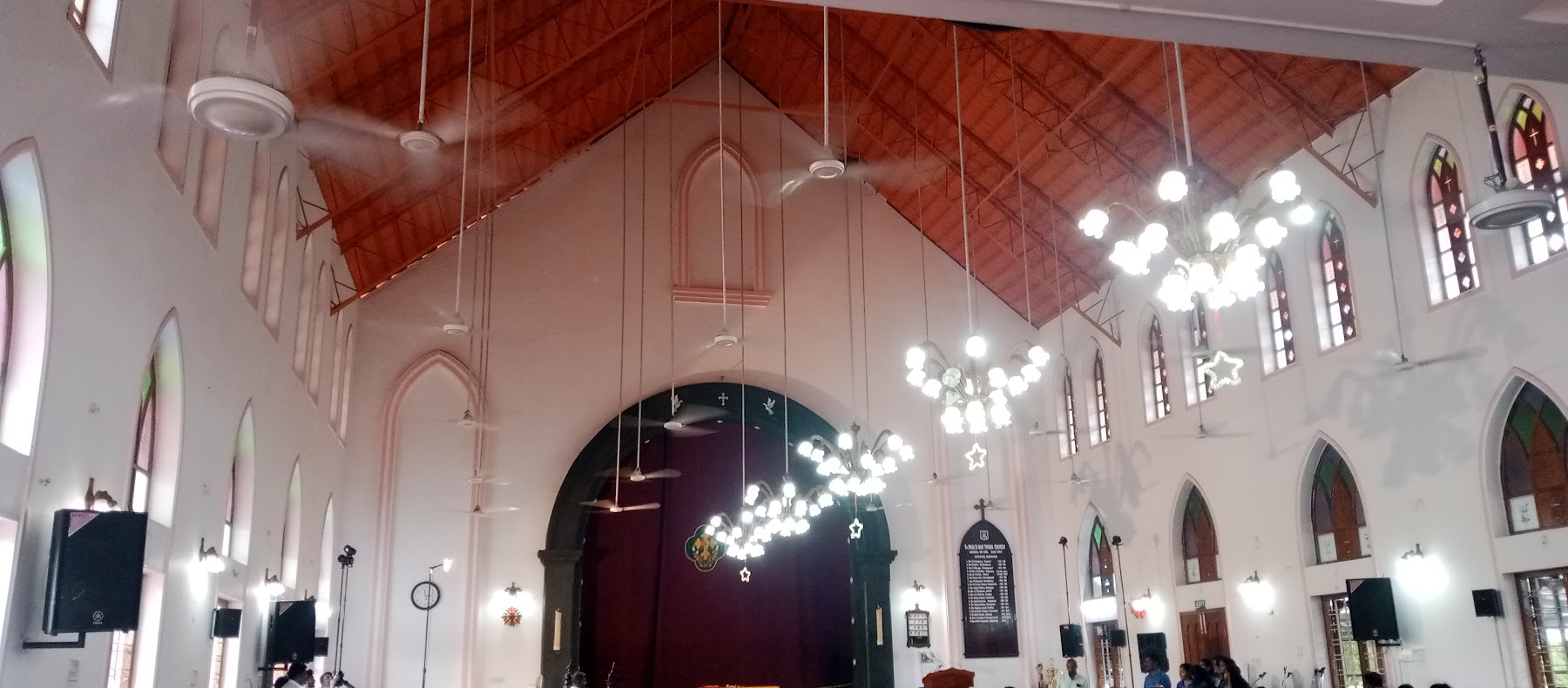 Interior architecture of St Paul's Mar Thoma Church, Anchal